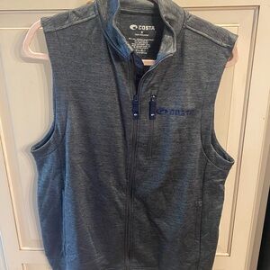 Costa Gray Sleeveless Vest NWOT